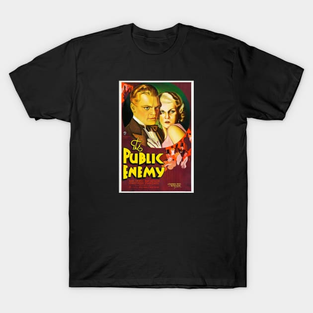 The Public Enemy Movie Poster T-Shirt by Noir-N-More